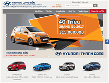 Tablet Screenshot of hyundailongbien.com